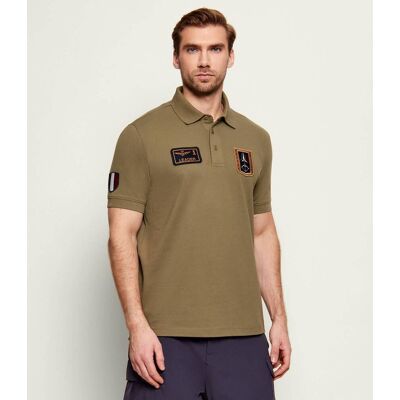 Aeronautica Militare Polo Regular Fit oliwkowy XXXL Aeronautica Militare Polo Regular Fit oliwkowy XXXL