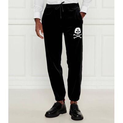 HUGO Spodnie dresowe Gleno244 Loose fit czarny XXL HUGO Spodnie dresowe Gleno244 Loose fit czarny XXL
