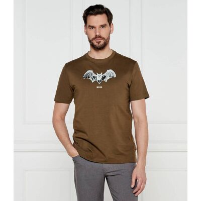 Boss ORANGE T-shirt Te_Spiderbat Regular Fit khaki L Boss ORANGE T-shirt Te_Spiderbat Regular Fit khaki L