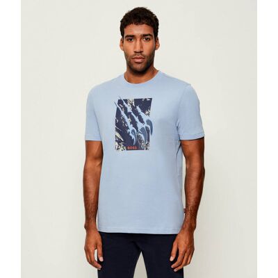 Boss ORANGE T-shirt Te_Animali Regular Fit błękitny S Boss ORANGE T-shirt Te_Animali Regular Fit błękitny S
