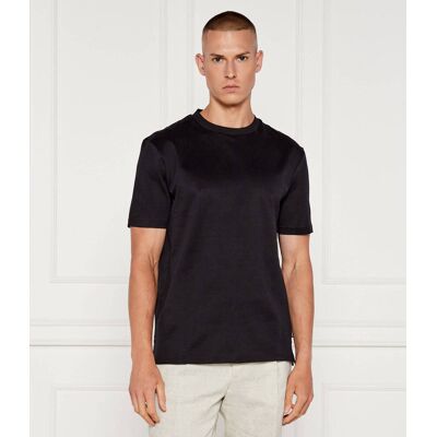 Boss BLACK T-shirt H-Thompson 432 Regular Fit mercerised czarny L Boss BLACK T-shirt H-Thompson 432 Regular Fit mercerised czarny L