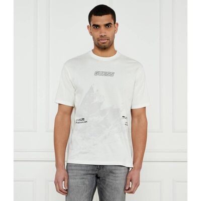 Guess ACTIVE T-shirt Regular Fit biały XL Guess ACTIVE T-shirt Regular Fit biały XL