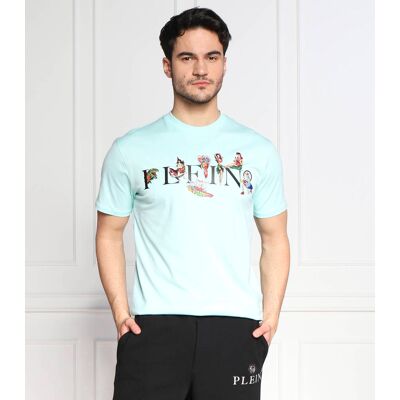 Philipp Plein T-shirt Regular Fit niebieski XXL Philipp Plein T-shirt Regular Fit niebieski XXL