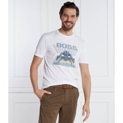 Boss ORANGE T-shirt TeEnter Regular Fit biały M Boss ORANGE T-shirt TeEnter Regular Fit biały M