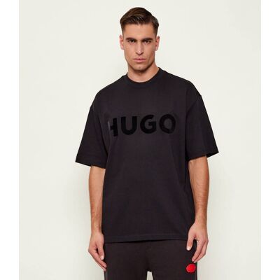 HUGO T-shirt Dinkee Oversize fit czarny XS HUGO T-shirt Dinkee Oversize fit czarny XS