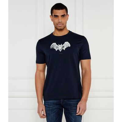 Boss ORANGE T-shirt Te_Spiderbat Regular Fit granatowy L Boss ORANGE T-shirt Te_Spiderbat Regular Fit granatowy L