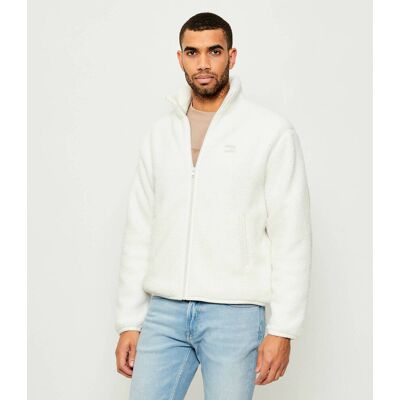 Tommy Jeans Polarowa bluza TEDDY Relaxed fit shearling ecru L Tommy Jeans Polarowa bluza TEDDY Relaxed fit shearling ecru L