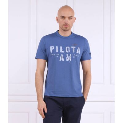Aeronautica Militare T-shirt Regular Fit niebieski S Aeronautica Militare T-shirt Regular Fit niebieski S