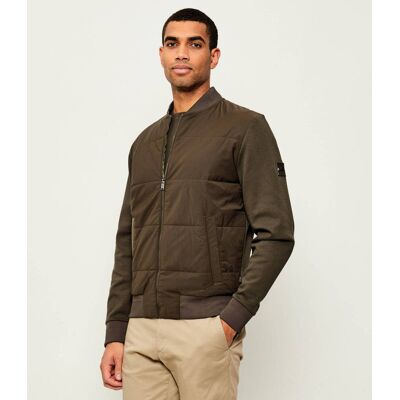 Boss BLACK Kurtka bomber H-Skiles 100 Regular Fit zielony M Boss BLACK Kurtka bomber H-Skiles 100 Regular Fit zielony M