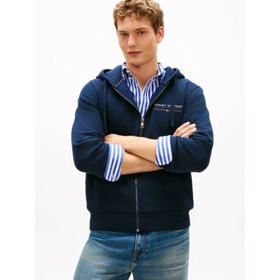 Tommy Hilfiger Bluza BRAND LOVE Regular Fit granatowy L Tommy Hilfiger Bluza BRAND LOVE Regular Fit granatowy L