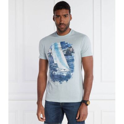 Vilebrequin T-shirt portisol Regular Fit błękitny S Vilebrequin T-shirt portisol Regular Fit błękitny S