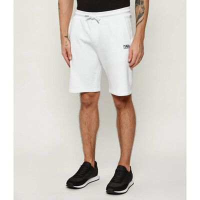 Karl Lagerfeld Szorty Regular Fit biały M Karl Lagerfeld Szorty Regular Fit biały M