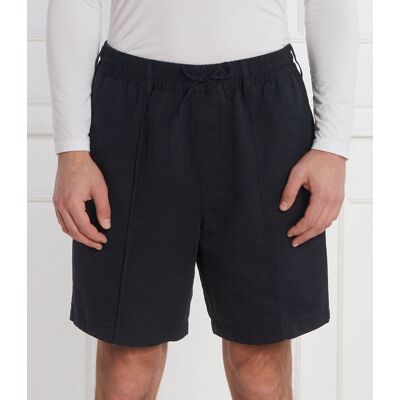 Giorgio Armani Emporio Armani Lniane szorty chino Regular Fit granatowy 46 Giorgio Armani Emporio Armani Lniane szorty chino Regular Fit granatowy 46