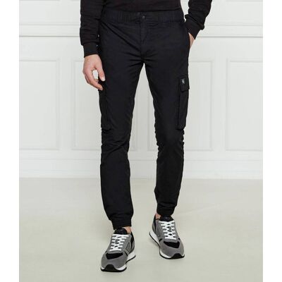 Calvin Klein Jeans Spodnie cargo ATMOSPHERE Skinny fit czarny 33 Calvin Klein Jeans Spodnie cargo ATMOSPHERE Skinny fit czarny 33