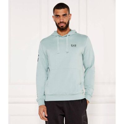 EA7 Bluza Regular Fit miętowy S EA7 Bluza Regular Fit miętowy S