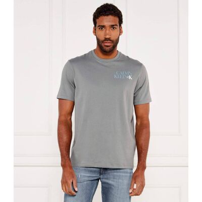 Calvin Klein Jeans T-shirt Regular Fit popielaty XXL Calvin Klein Jeans T-shirt Regular Fit popielaty XXL