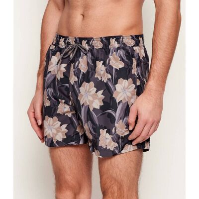 Boss BLACK Szorty kąpielowe Iris Regular Fit grafitowy M Boss BLACK Szorty kąpielowe Iris Regular Fit grafitowy M