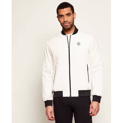 EA7 Kurtka bomber Regular Fit ecru XL EA7 Kurtka bomber Regular Fit ecru XL
