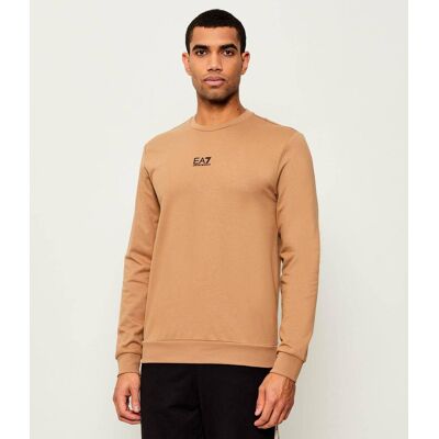 EA7 Bluza Regular Fit beżowy XXXL EA7 Bluza Regular Fit beżowy XXXL