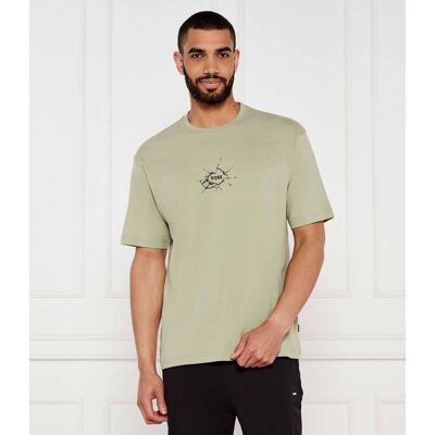 Boss ORANGE T-shirt Te_voyage Loose fit zielony M Boss ORANGE T-shirt Te_voyage Loose fit zielony M