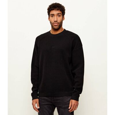 HUGO Sweter Dafflyn Regular Fit czarny L HUGO Sweter Dafflyn Regular Fit czarny L
