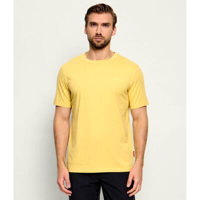 Joop! Jeans T-shirt Alphis Regular Fit musztardowy XL Joop! Jeans T-shirt Alphis Regular Fit musztardowy XL