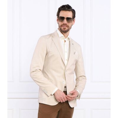 Boss BLACK Marynarka C-Hanry-J-232 Slim Fit beżowy 50 Boss BLACK Marynarka C-Hanry-J-232 Slim Fit beżowy 50