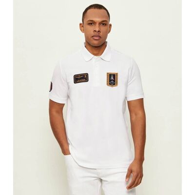 Aeronautica Militare Polo Regular Fit biały L Aeronautica Militare Polo Regular Fit biały L