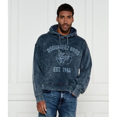 Dsquared2 Bluza Oversize fit granatowy M Dsquared2 Bluza Oversize fit granatowy M