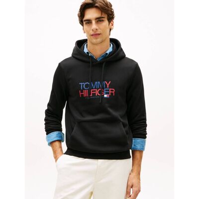Tommy Hilfiger Bluza BRAND LOVE Regular Fit czarny XXL Tommy Hilfiger Bluza BRAND LOVE Regular Fit czarny XXL