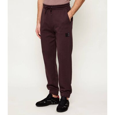 HUGO Spodnie dresowe Danopan Relaxed fit bordowy L HUGO Spodnie dresowe Danopan Relaxed fit bordowy L