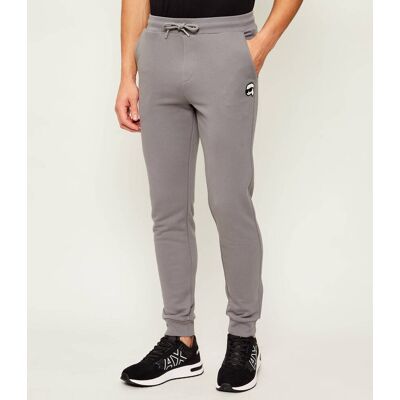 Karl Lagerfeld Spodnie dresowe Slim Fit szary M Karl Lagerfeld Spodnie dresowe Slim Fit szary M