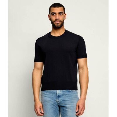 AMI Paris Sweter Slim Fit czarny S AMI Paris Sweter Slim Fit czarny S