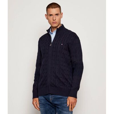 Tommy Hilfiger Sweter Regular Fit granatowy XS Tommy Hilfiger Sweter Regular Fit granatowy XS