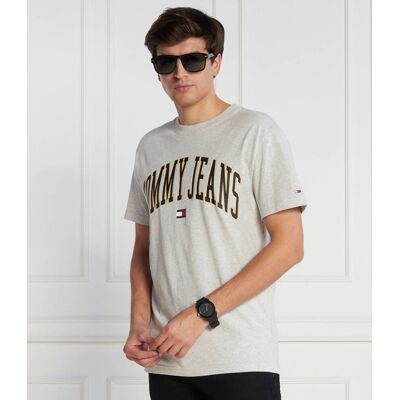 Tommy Jeans T-shirt gold arch Classic fit szary L Tommy Jeans T-shirt gold arch Classic fit szary L