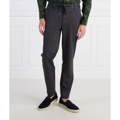 Boss BLACK Spodnie Kane Tapered fit popielaty 52 Boss BLACK Spodnie Kane Tapered fit popielaty 52