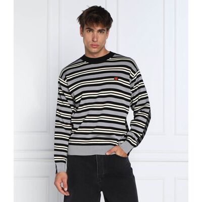 Kenzo Wełniany sweter Regular Fit szary M Kenzo Wełniany sweter Regular Fit szary M