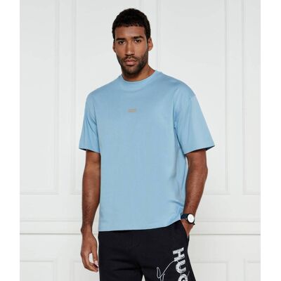 Hugo Blue T-shirt Nalono Relaxed fit niebieski XL Hugo Blue T-shirt Nalono Relaxed fit niebieski XL