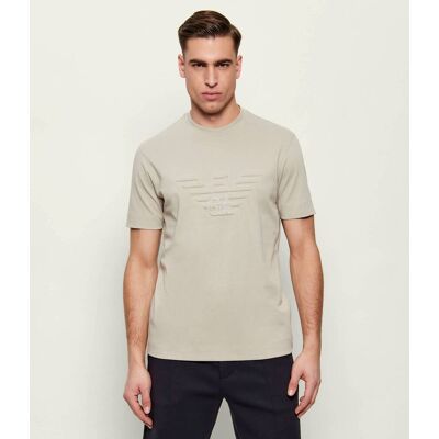Giorgio Armani Emporio Armani T-shirt Slim Fit beżowy S Giorgio Armani Emporio Armani T-shirt Slim Fit beżowy S