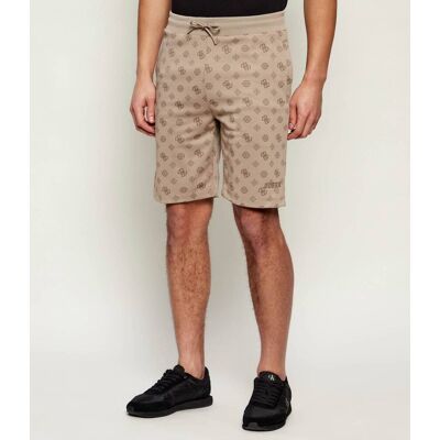 Guess ACTIVE Szorty OVIDIO Regular Fit beżowy M Guess ACTIVE Szorty OVIDIO Regular Fit beżowy M