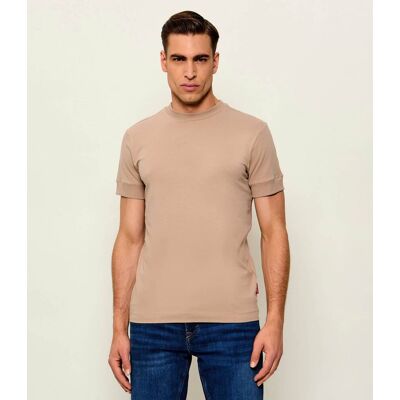 Joop! Jeans T-shirt Cedric Regular Fit beżowy XXL Joop! Jeans T-shirt Cedric Regular Fit beżowy XXL