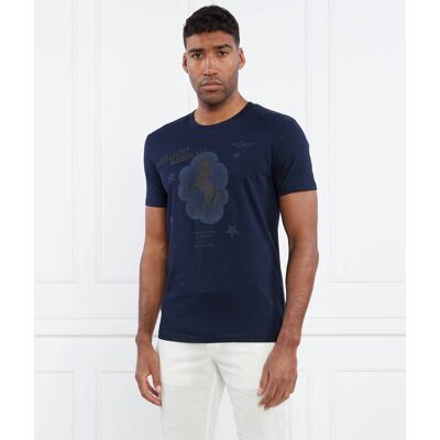 Aeronautica Militare T-shirt granatowy M Aeronautica Militare T-shirt granatowy M