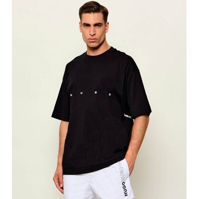HUGO T-shirt Dariso Oversize fit czarny S HUGO T-shirt Dariso Oversize fit czarny S