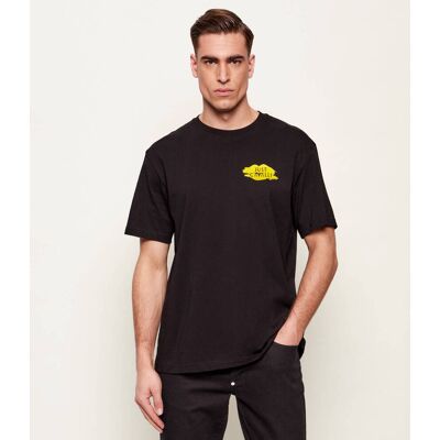 Just Cavalli T-shirt Loose fit czarny L Just Cavalli T-shirt Loose fit czarny L
