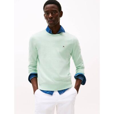 Tommy Hilfiger Sweter ESSENTIAL Regular Fit miętowy L Tommy Hilfiger Sweter ESSENTIAL Regular Fit miętowy L