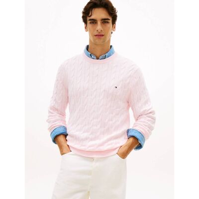 Tommy Hilfiger Sweter TH x F.C. Liverpool Regular Fit pudrowy róż L Tommy Hilfiger Sweter TH x F.C. Liverpool Regular Fit pudrowy róż L