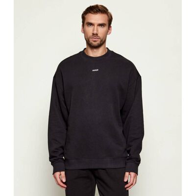 HUGO Bluza Dapocrew Relaxed fit czarny S HUGO Bluza Dapocrew Relaxed fit czarny S