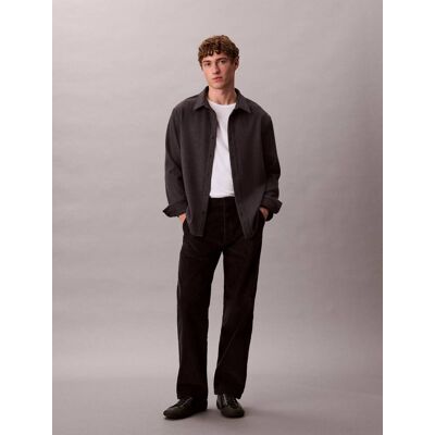 Calvin Klein Jeans Spodnie chino 90S Straight fit sztruks czarny 32/32 Calvin Klein Jeans Spodnie chino 90S Straight fit sztruks czarny 32/32