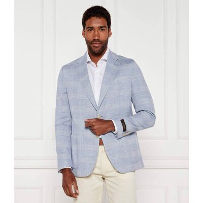 Windsor Marynarka 13 Giorno Shaped fit z dodatkiem lnu niebieski 48 Windsor Marynarka 13 Giorno Shaped fit z dodatkiem lnu niebieski 48