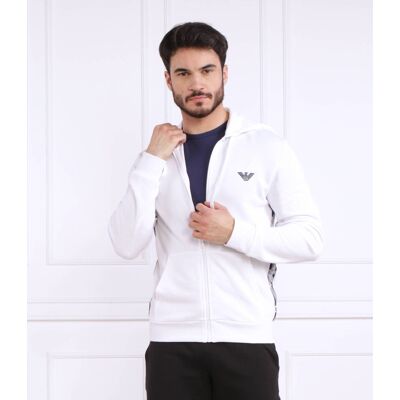 Giorgio Armani Emporio Armani Bluza Regular Fit biały XXL Giorgio Armani Emporio Armani Bluza Regular Fit biały XXL